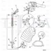JCB Part No.# 910/60189, PARKBRAKE CABLE-SERIES 2 - JCB Spare Parts