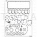 JCB Part No.# 02/800991, Kit-gasket - JCB Spare Parts