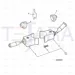 JCB Part No.# 701/44200, R/H COLUMN SWITCH 2+INT (T3) - JCB Spare Parts