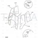 JCB Part No.# 827/80249, GLASS R/H FLAT (P392)~BHL P392 - JCB Spare Parts