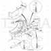 JCB Part No.# 826/01646, NUT RIVET M8 - JCB Spare Parts