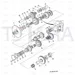 JCB Part No.# 459/70087, IDLER SHAFT - JCB Spare Parts