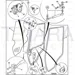 JCB Part No.# 332/A3732, CORPORATE DOOR HANDLE - JCB Spare Parts