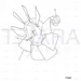 JCB Part No.# 320/04523, FAN SPACER - JCB Spare Parts