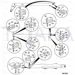 JCB Part No.# 332/C3291, SPACER - WEAR PAD - JCB Spare Parts