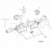 JCB Part No.# 701/80355, R/H COLUMN SWITCH 1 WIPE - JCB Spare Parts