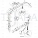 JCB Part No.# KRV1699, Pipe bucket ram boom base right hand - JCB Spare Parts