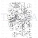 JCB Part No.# 826/00926, 'NUT LH THREAD' - JCB Spare Parts