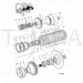 JCB Part No.# 445/30600, GEAR - TRANSFER (45T) - JCB Spare Parts