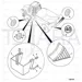 JCB Part No.# 700/22900, Reflector Amber Self Adhesive - JCB Spare Parts