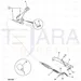JCB Part No.# 910/60277, THROTTLE LEVER  CABLE-SP - JCB Spare Parts