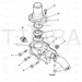 JCB Part No.# 02/201555, CONNECTOR WATER OU - JCB Spare Parts