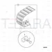 JCB Part No.# 1315/3713D, BOLT.M16x55 LG. - JCB Spare Parts