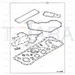JCB Part No.# 02/911279, GASKET KIT - JCB Spare Parts