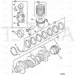 JCB Part No.# 02/802695, Bearing big end ye - JCB Spare Parts