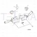JCB Part No.# 701/80297, R/H COLUMN SWITCH 2+INT WIPE - JCB Spare Parts