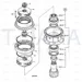 JCB Part No.# 05/903863, GEAR SUN - JCB Spare Parts