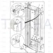 JCB Part No.# 191/00667, SPACER.LONG.ZINC.506B - JCB Spare Parts