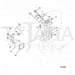 JCB Part No.# 02/601293, Bracket Accel Cable - JCB Spare Parts