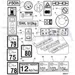 JCB Part No.# 817/17068, LABEL fuselink box - JCB Spare Parts