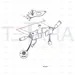 JCB Part No.# 701/19501, HANDLE L/H-FWD/REV - JCB Spare Parts