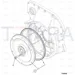 JCB Part No.# 320/03102, RING GEAR.FLYWHEEL.122T - JCB Spare Parts