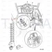 JCB Part No.# 701/60005, PANEL SWITCH - JCB Spare Parts