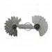 THREAD PITCH GAUGE 24 BLADES, 0.25 - 6.00 MM ANTIDROP ACO - EGA Master