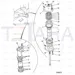 JCB Part No.# 332/W0185, GA LOWER CENTER PIVOT PIN - JCB Spare Parts