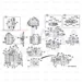 JCB Part No.# LBC0093, RING BACK UP - JCB Spare Parts
