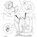 JCB Part No.# 701/58705, (W) (P) SWITCH DECAL F/WORKLAMPS - JCB Spare Parts