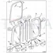 JCB Part No.# 927/20045, Glass Rear sliding - JCB Spare Parts