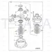 JCB Part No.# 450/20401, DIFF PLATE - PRESSURE - JCB Spare Parts