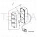 JCB Part No.# 700/41600, 'REARLAMP TAIL/STOP/DIR' - JCB Spare Parts