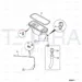 JCB Part No.# 340/00184, DRAIN HOSE  KEEPER - JCB Spare Parts