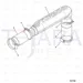 JCB Part No.# 320/05533, TURBO X-OVER TUBE M/CNG - JCB Spare Parts