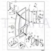 JCB Part No.# 331/30951, DOOR STRIKER BOLT X300 - JCB Spare Parts
