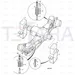 JCB Part No.# 295/00076, BLOCK AXLE     DAMPING - JCB Spare Parts