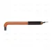 HEXAGONAL KEY WRENCH 3 MM 1000 V LONG SERIE ANTIDROP ACO - EGA Master