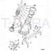 JCB Part No.# 331/25566, GAITER-GEAR    LEVER - JCB Spare Parts
