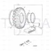JCB Part No.# JLA0086, TYRE SPACER - JCB Spare Parts
