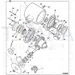 JCB Part No.# 458/70246, GA C/WHEEL  PINION 13/33  RH - JCB Spare Parts
