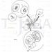 JCB Part No.# 331/50615, Damper - JCB Spare Parts