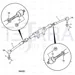 JCB Part No.# 458/80026, Nut lock nut - JCB Spare Parts