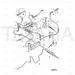 JCB Part No.# 614/04700, HOSE 5/8BSP 485mm - JCB Spare Parts