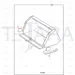 JCB Part No.# 331/18085, Toeplate 1730mm wide No holes (Weld-On) - JCB Spare Parts