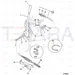 JCB Part No.# 910/60044, Cable assembly throttle control - JCB Spare Parts