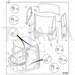 JCB Part No.# 827/80322, SIDE WINDOW RHS TINTED~WLS 466 - JCB Spare Parts