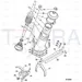 JCB Part No.# 459/10152, GA GEAR LEVER TURRET - JCB Spare Parts