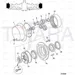 JCB Part No.# 453/04402, ANNULUS CARRIER SPLINED - JCB Spare Parts